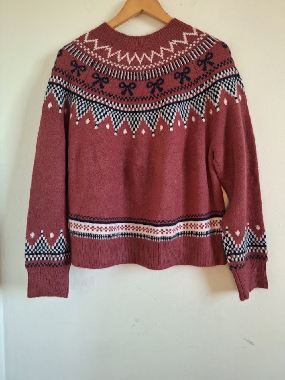 Cécé Fair Isle Nordic Sweater Size L